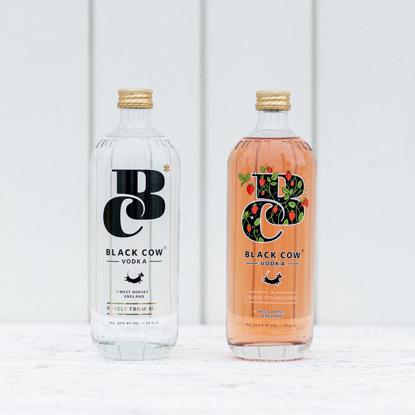 Black Cow + Black Cow & English Strawberries