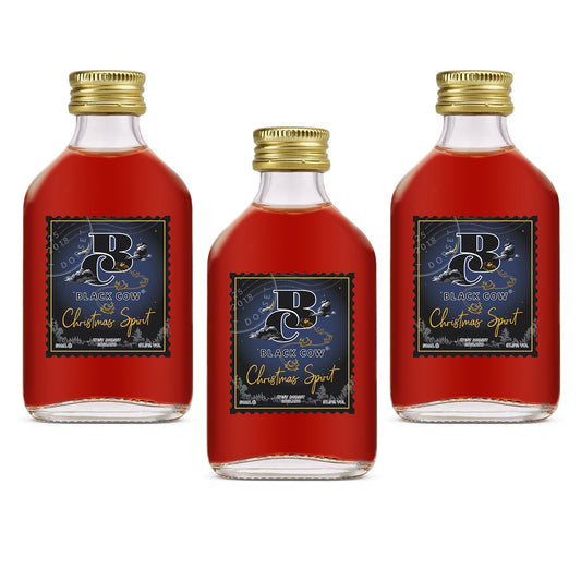 Black Cow Christmas Spirit Miniatures 5cl (Three)