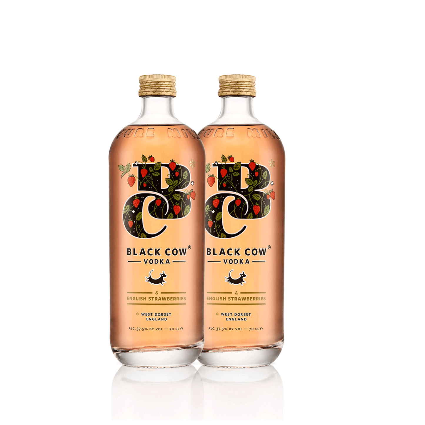 Black Cow & English Strawberries Duo